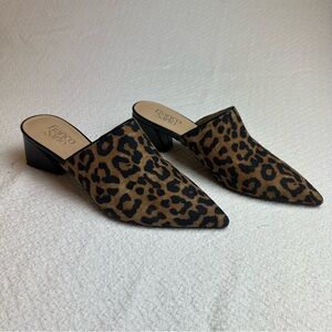 Franco Sarto Animal Print Mules